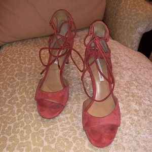 Diane Von Furstenberg “Rimini” Coral/Pink Heels
